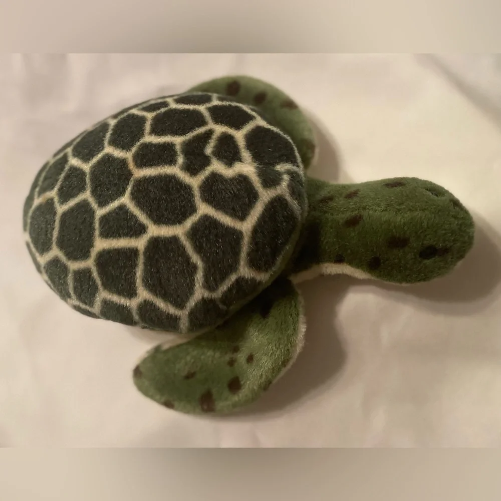 Vintage Retired National Parks Sea Turtle Plush Stuffed Animal 10” 1988